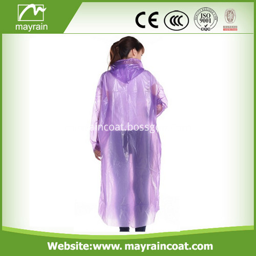 Quality Guaranteed PE Raincoat