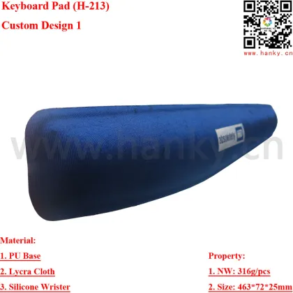 Keyboard Pad, Keyboard Pad Design, Silicone Wrister Keyboard Pad, Wrist Support Keyboard Pad
