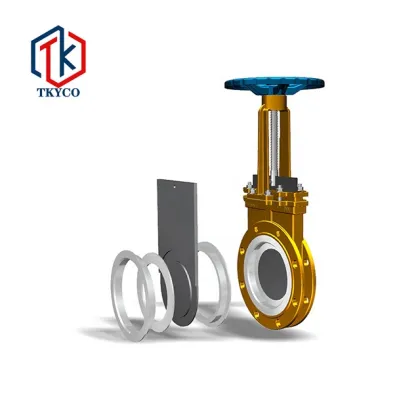 TKYCO China Manufacturer Gate Valves Ceram Knife Gate Valve
