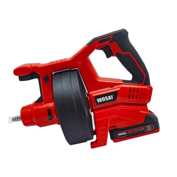 Cordless Brushless Battery Powered Toilet and Kitchen Plumbing Dredge Machine