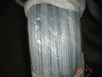 zinc plated metal wire