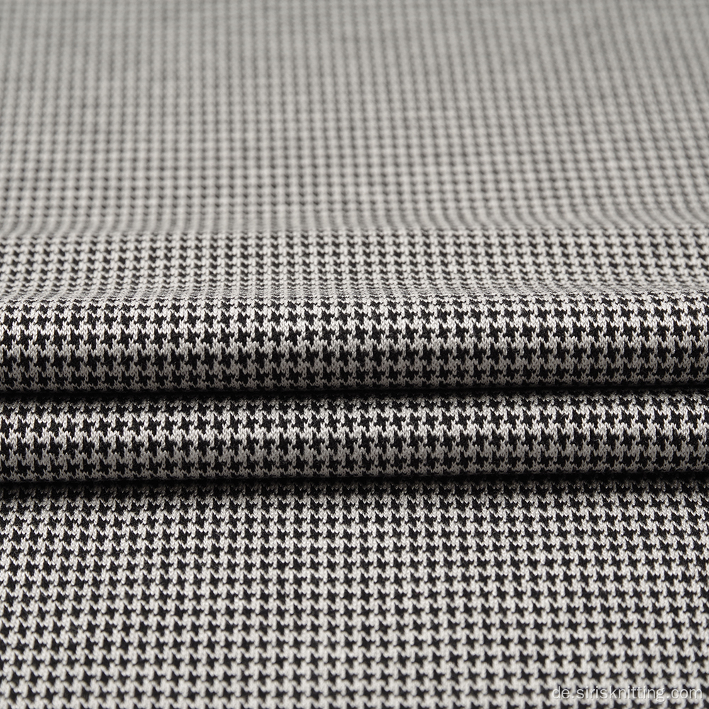 Viskose Poly Nylon Span Double Jacquard Stoff