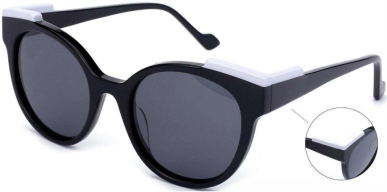 C3 Acetate Glasses Frame Black