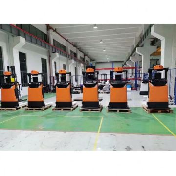 Warehouse Logistic Automatic Stacker Robot: 1.4 Tone Narrow Aisle Stacker AGV