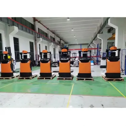 Warehouse Logistic Automatic Stacker Robot: 1.4 Tone Narrow Aisle Stacker AGV