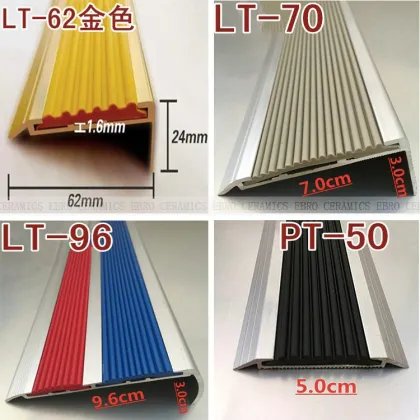 Ebro ceramic aluminium stair tile corner trims ceramic tiles trims