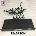 Lightning12 Artnet Düğüm LED denetleyicisi 12x512ch