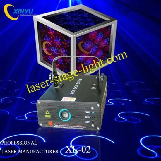 Xl-02 Amazing Flower Gobo Effect Dj Light Blue Laser Stage Projector