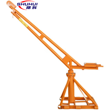 Portable Small Lifting Crane 800kg-1000kg with Electric or Manual Winch