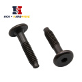 Socket Wafer Head Connector Screw Black