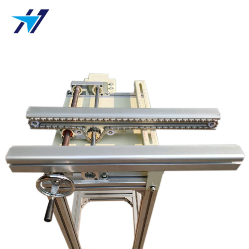 Double speed chain chain plug-in conveyor line