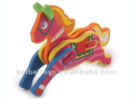 DIY EVA Foam Toys Horse for kids