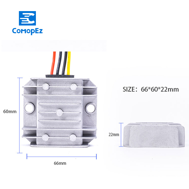 DC 12 V 24 V to 6 V 5A Waterproof Converter Step-Down Module Car Power Supply 12V 24V Inverter to 6V Converter