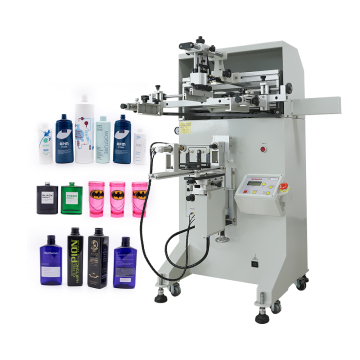 S250 Milk Tea Cup Bottle Screen Printing Machine for Glass or Plastic Bottles