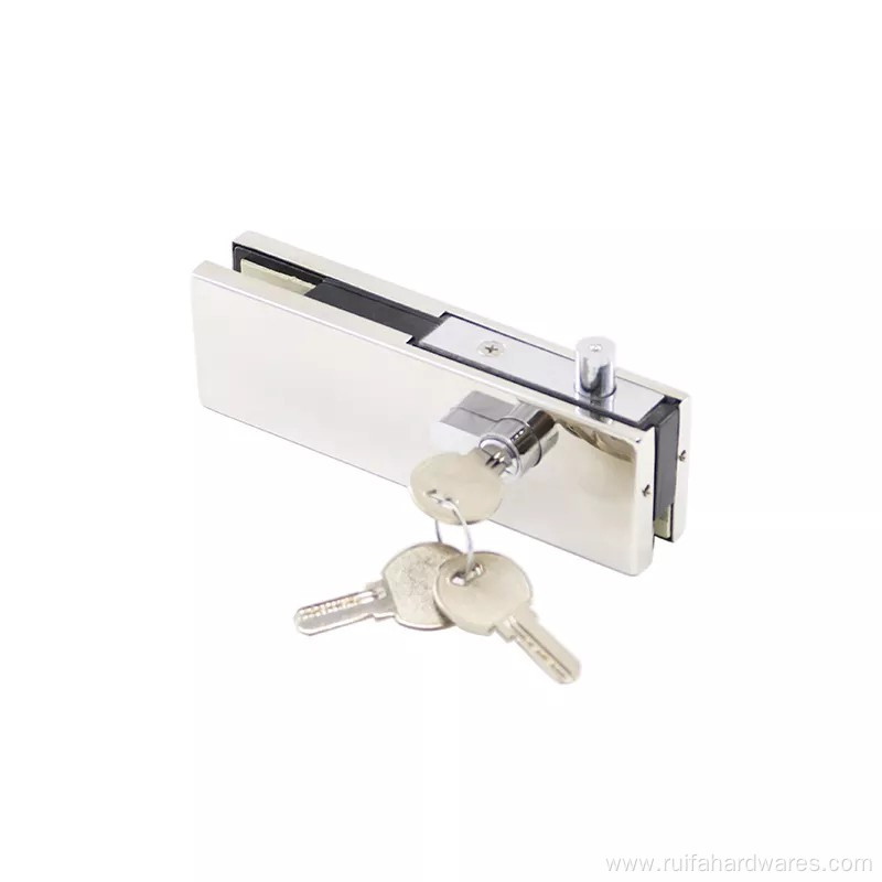 Adjustable Glass Door Clip with Door Lock