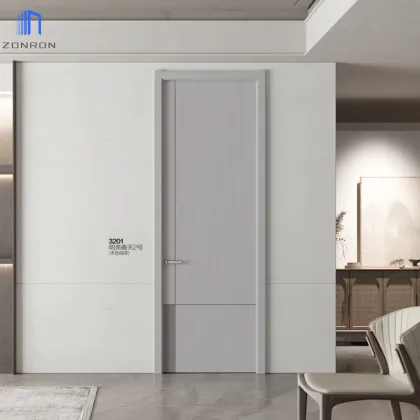 Zonron Modern Aluminum Wood Ecological Paint-Free Wooden Doors for Hotel Rooms