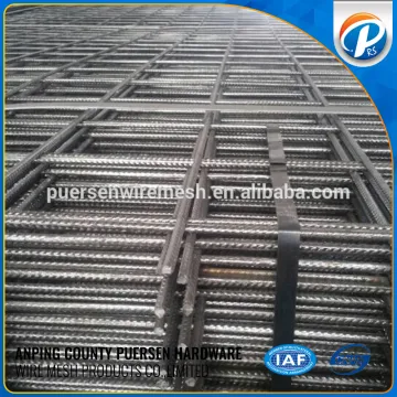 Black Wire Mesh Material and Reinforced Mesh Type SL82 reinforcing mesh