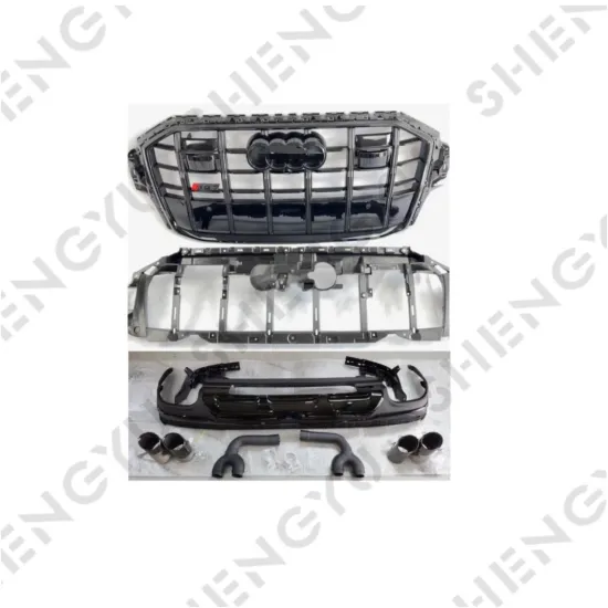 Car Body System for Audi Q7 2021 to SQ7: Grille, Rear Diffuser, and Exhaust Pipes