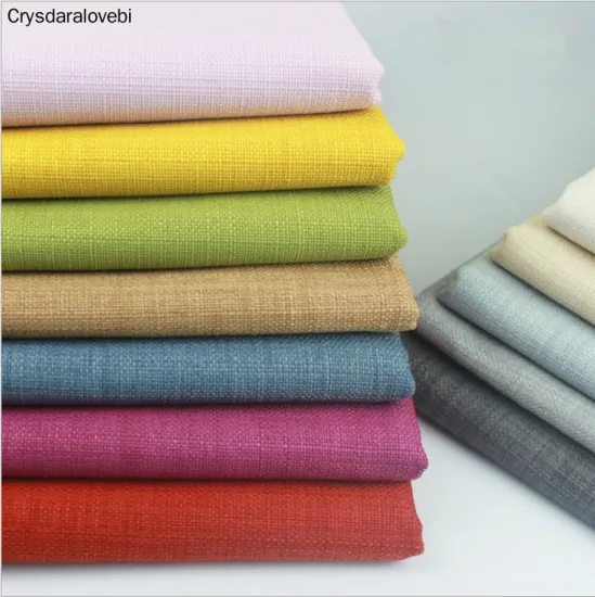 Dark gray Coated Linen Fabric Sofa Cushion Fabirc DIY Craft Sewing Cloth Outdoor Linen Blend Fabric Upholstery 58" wide Per mete
