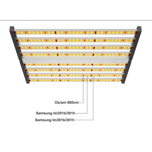 Roślina hydroponiczna Składana lampa do uprawy 640W