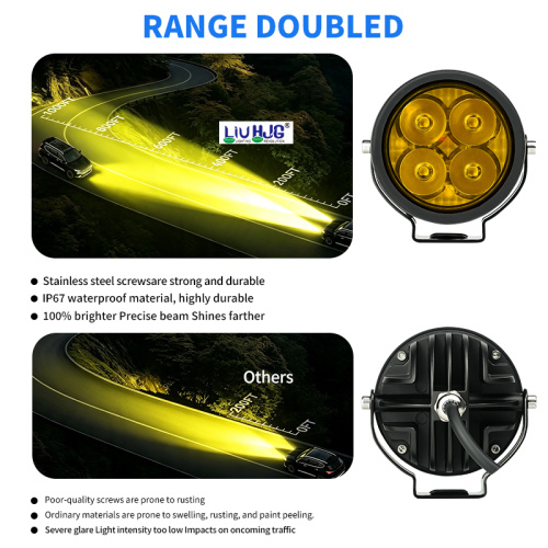 11000lm IP67 Mini motorbike fog lights led for motorcycle & car