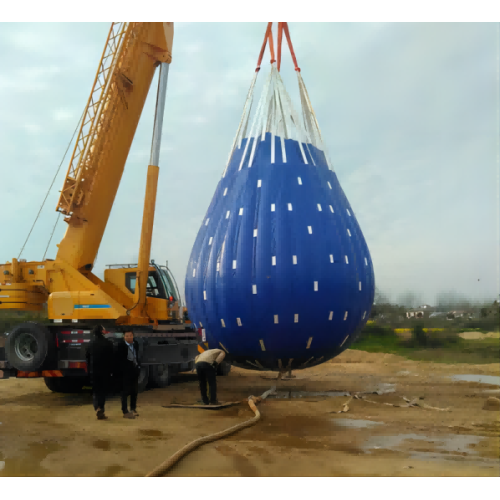 Presentación de grúas Bolsas de agua de peso