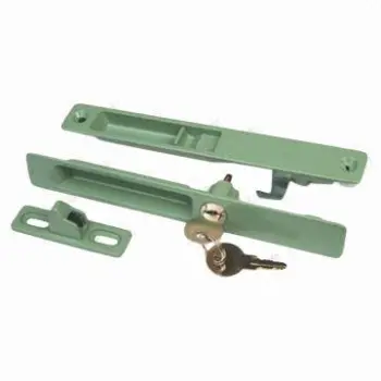 Double-sided Hook Lock with Key, Made of Zinc Alloy, Available in Various Colors