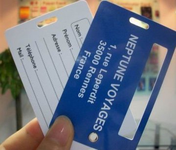 Plastic Luggage Tag