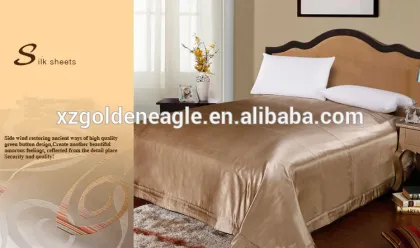 Golden 100% Mulberry Silk Bedding Set
