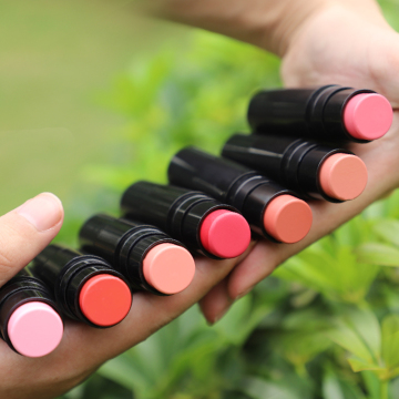 OCHAIN New OEM Custom Private Label Vegan Lip Cheek Eye Creamy Blusher Makeup Cream Blush Stick