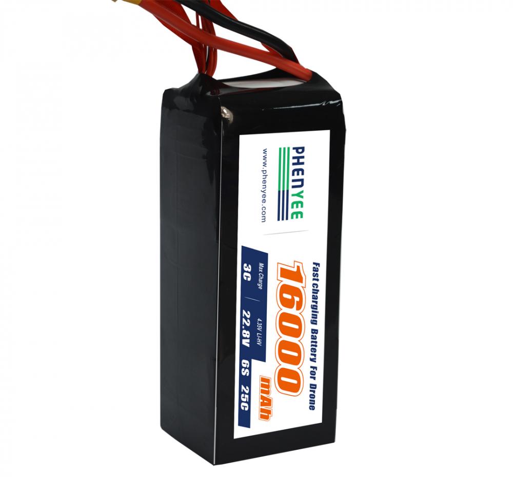 Lipo Bttery للطائرات بدون طيار 16000mah 6s 22.8v 25c