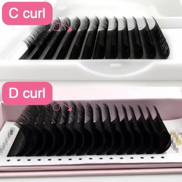 Private Label Wholesale Faux Mink & PBT Individual Eyelash Extensions
