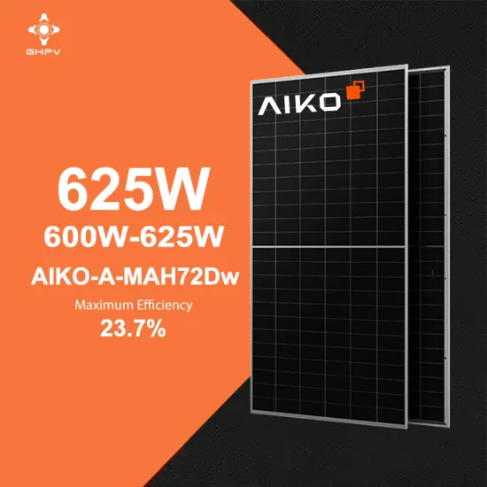 Aiko IBC Black Solar Panels: 600W to 625W N-Type ABC Comet 2N+ Solar Panels