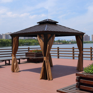 Elegant Folding House with European Aluminum Design for Garden Shade