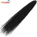 Venda por atacado afro kinky trança encaracolado crochet trançando cabelo sintético para a Rússia