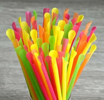 Disposable Ice Cream Spoon Straw Making Machine