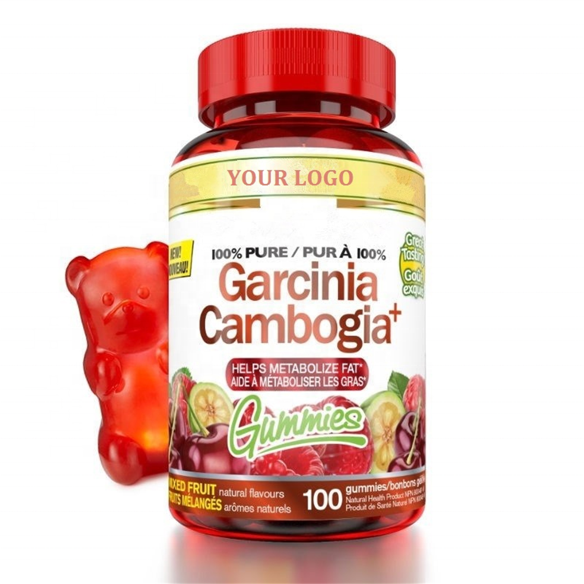 Suppression de l'appétit Garcinia Cambogia Gummies