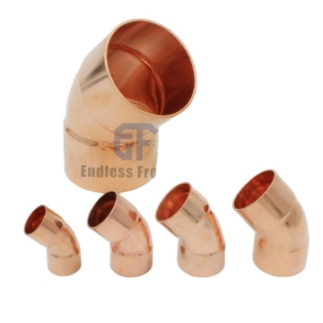 Copper M-Profile 90 Degree Elbow Pipe Fitting