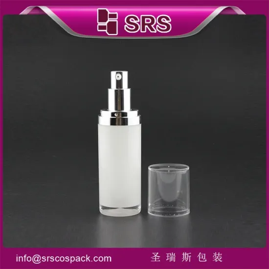 SRS plastic cosmetic 100ml airless bottles