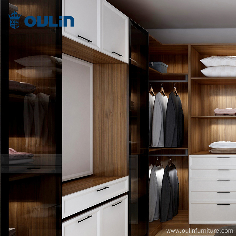 modern wood wardrobes bedroom closet cabinet