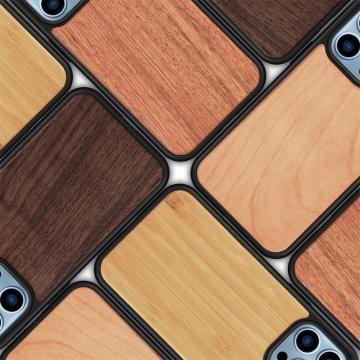 Anti-yellowing Wooden Phone Case Silky-Smooth iPhoneXS Cover