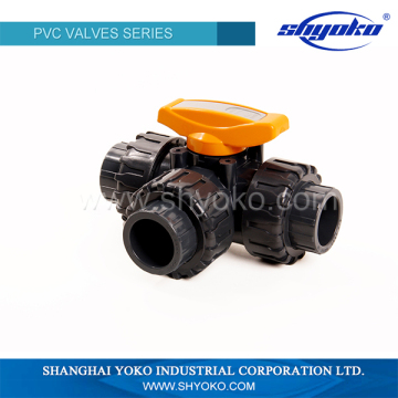 Hot selling good quality upvc 3-way valve