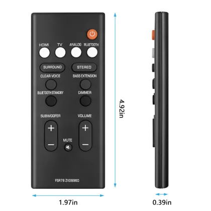FSR78 Smart Universal Remote Control for Yamaha Soundbar Systems