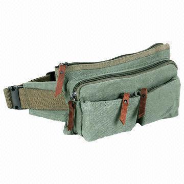 New-style waist bag/waist pack with multiple zippered pockets for all your items