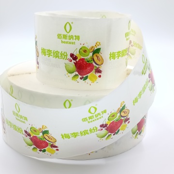 Label Jus Buah Warna Penuh OEM Label kalis air