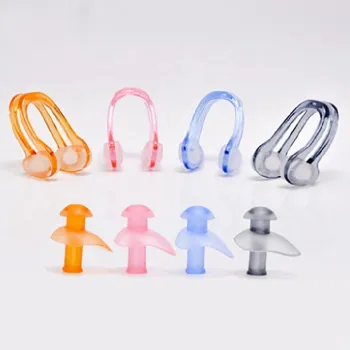 High-Energy 3-Layer Silicone Nose Clip & Earplug Set for Water Sports