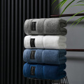 white hotel cotton bath hand face towel set