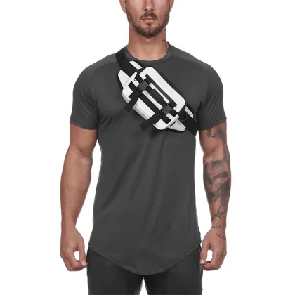 Outdoor Waterproof shoulder bag men Travel Hiking Running Men Crossbody Bag Chest Sling Bag For Men