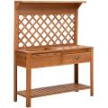 48'' Garden Wooden Potting Bench Table