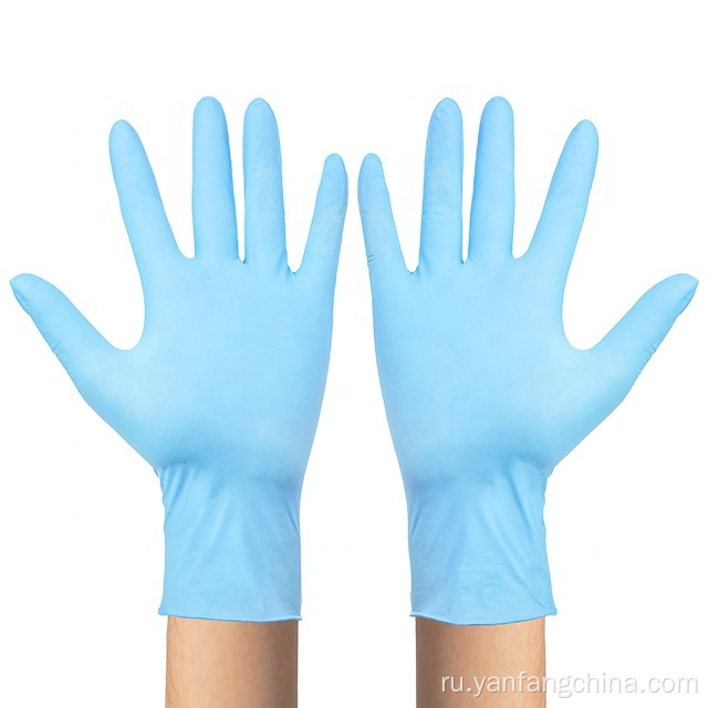 Водонепроницаемая домашняя промышленность нитриловые латексные перчатки домохозяйства